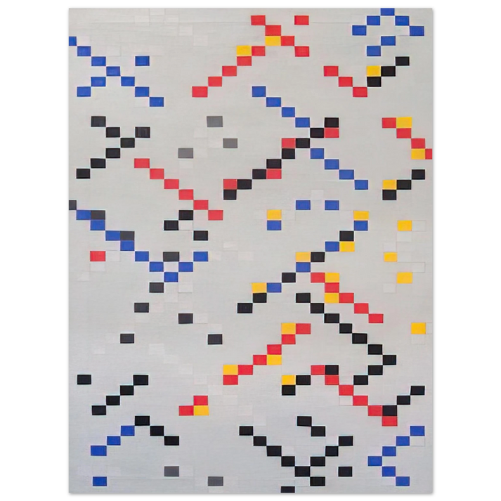 Leon Polk Smith - Inch Squares No. 3 - 1949 75x100 cm / 30x40inches Fine Art Poster