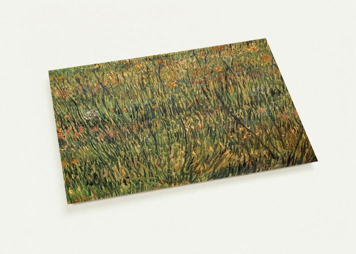 Pasture in Bloom By Vincent van Gogh Pack of 10 Post Cards | Vincent van Gogh Post Cards | A6 (10.5 x 14.8 cm) - 4.1 x 5.8 inches