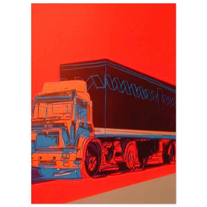 Andy Warhol - Truck Announcement Fine Art Poster