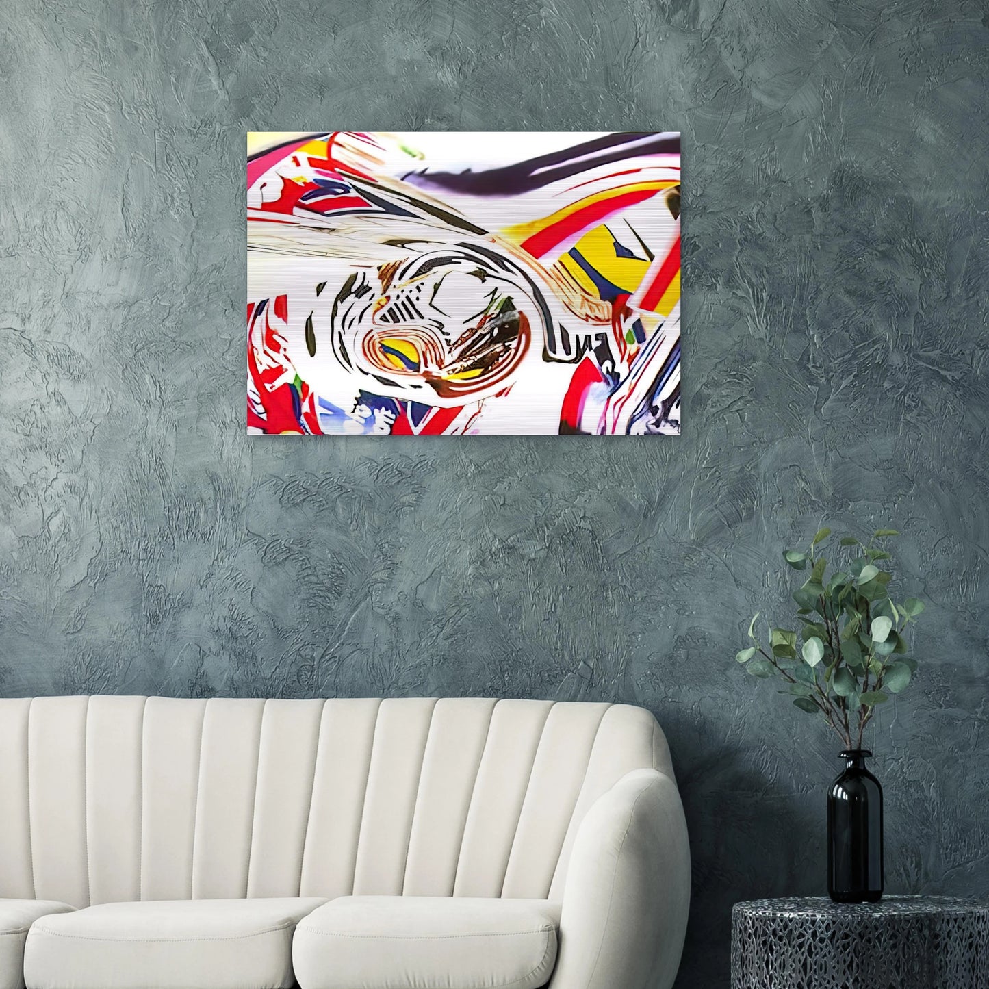 After Berlin V - James Rosenquist Brushed Aluminum Print - 70x100 cm / 28x40 inches | James Rosenquist Aluminum Print | James Rosenquist Prints