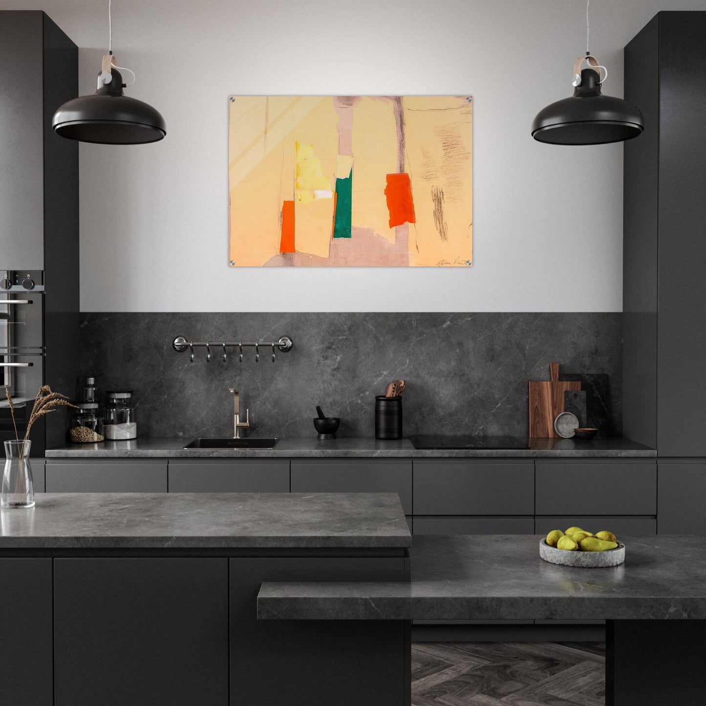 UNTITLED 1998 - Esteban Vicente Acrylic Print - 70x100 cm / 28x40″ inches