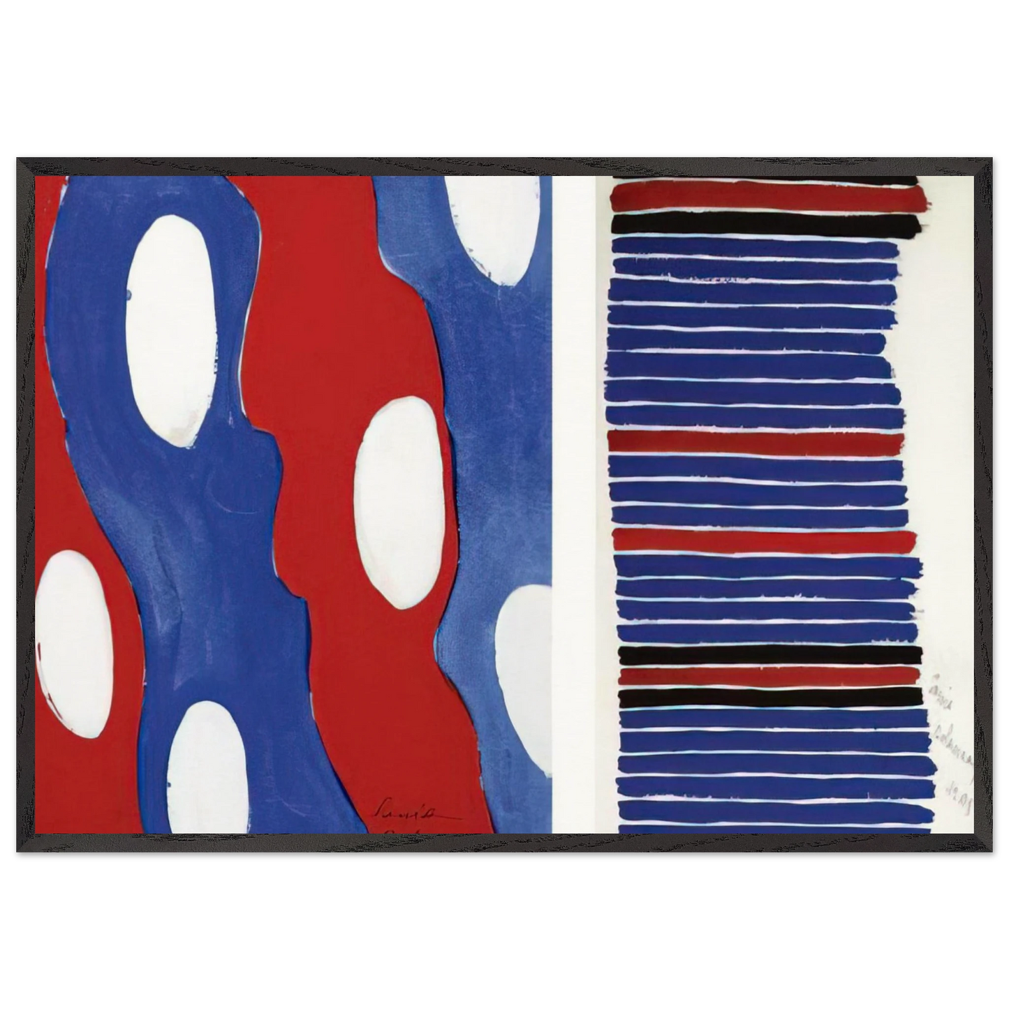 TISSU PROJECT - Sonia Delaunay Framed Art Print – Black Wooden Frame - Default Title - -Framed Art Print