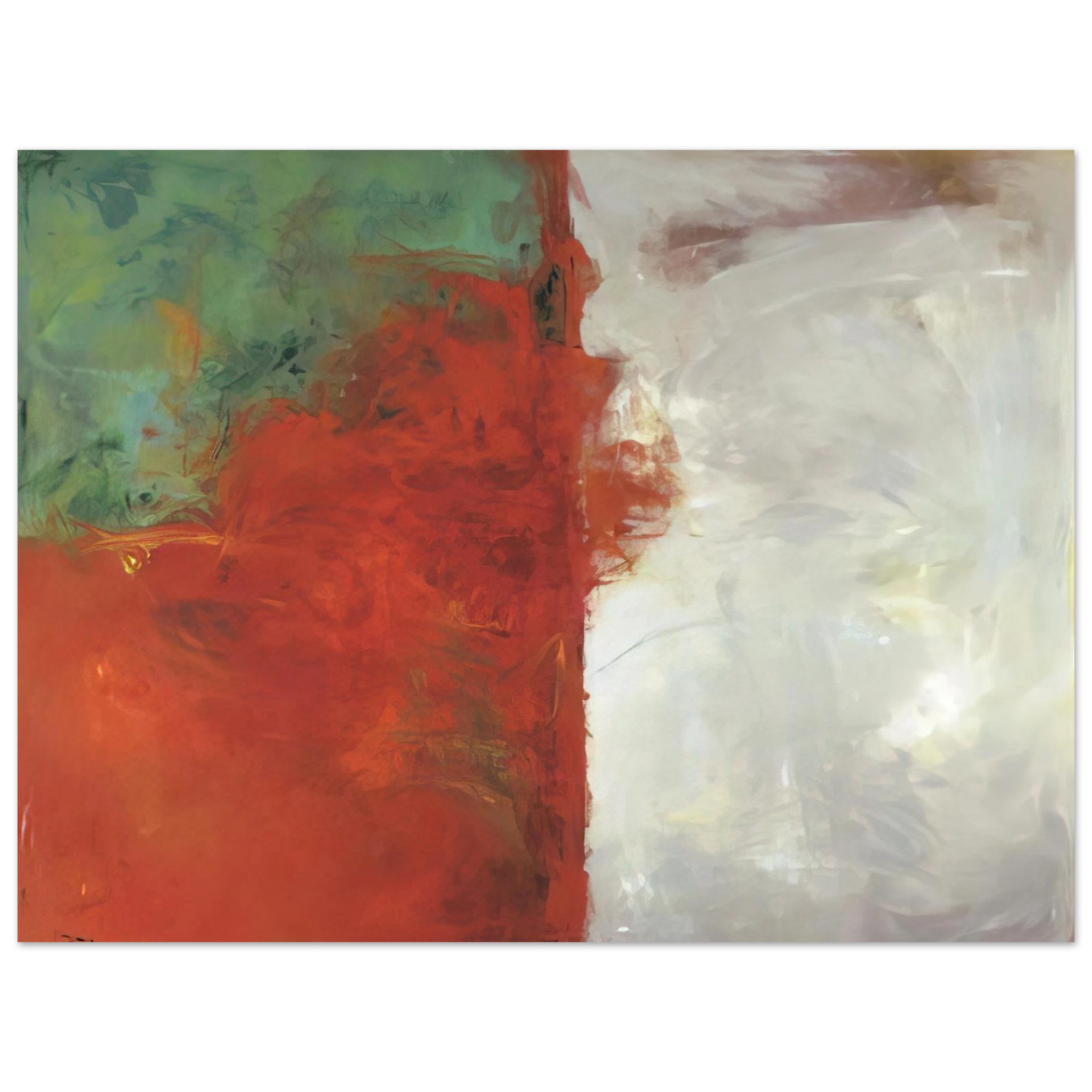 Theodoros Stamos - Divide - 1958 Fine Art Poster - Default Title