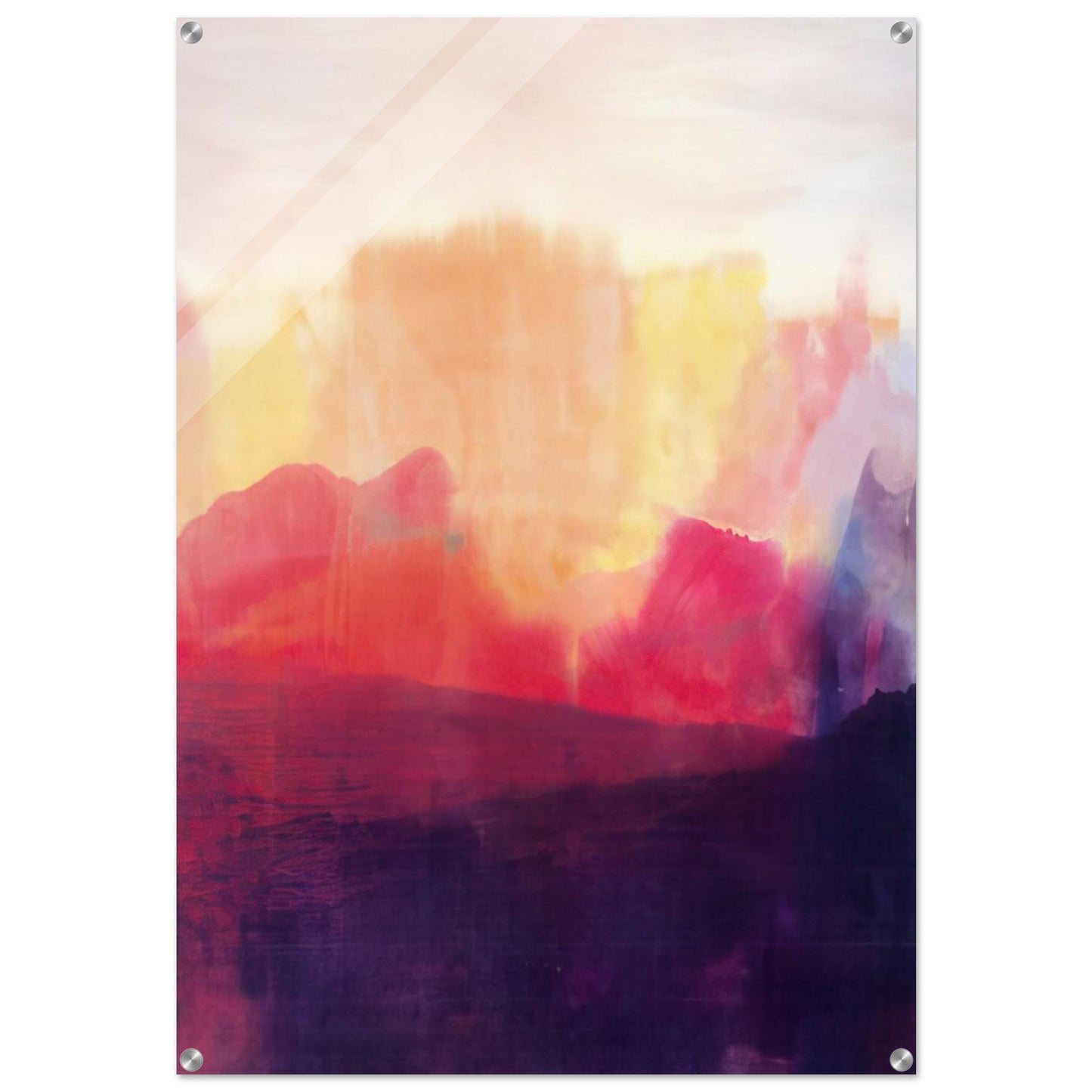 The Source - 1993 - Ronnie Landfield Acrylic Print - 70x100 cm / 28x40″ inches | Ronnie Landfield Wall Art | Ronnie Landfield Prints