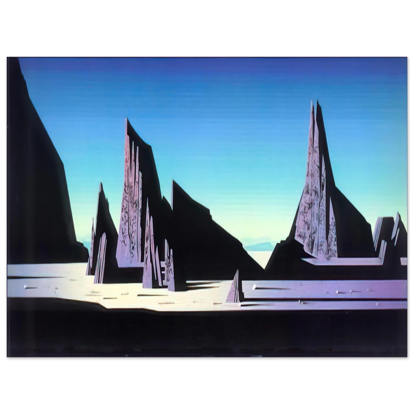 Eyvind Earle - Desert Rocks Fine Art Poster - Default Title