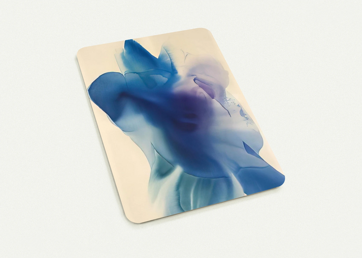 Phenomena Astral Blue - 1968 By Paul Jenkins Pack of 10 Post Cards | Paul Jenkins Post Cards | A6 (10.5 x 14.8 cm) - 4.1 x 5.8 inches