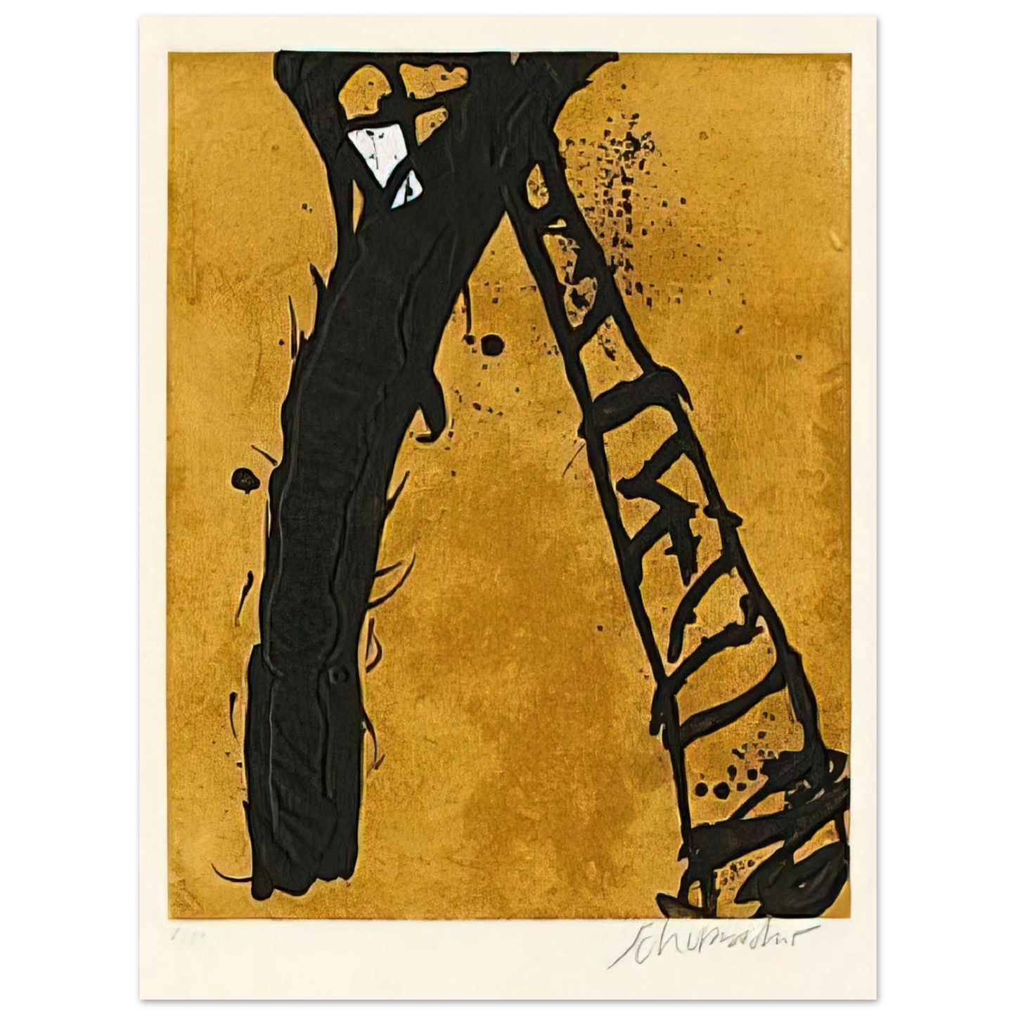 Emil Schumacher - 211990 - 1990 Fine Art Poster - Default Title