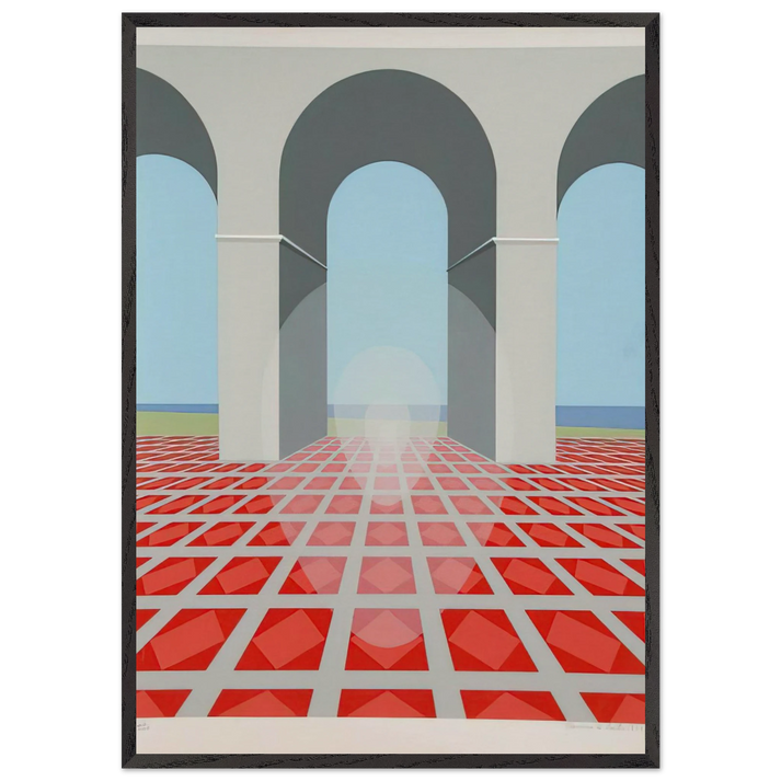 Arches - 1979 - Clarence Holbrook Carter 70x100 cm / 28x40 inches Framed Art Print – Black Wooden Frame