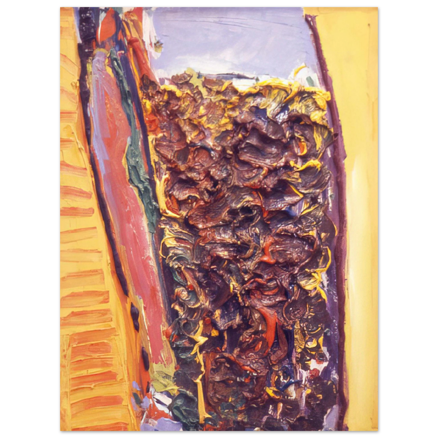 Ronnie Landfield - For Vincent Van Gogh - 1972 Fine Art Poster - Default Title