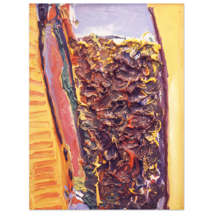 Ronnie Landfield - For Vincent Van Gogh - 1972 75x100 cm / 30x40inches Fine Art Poster