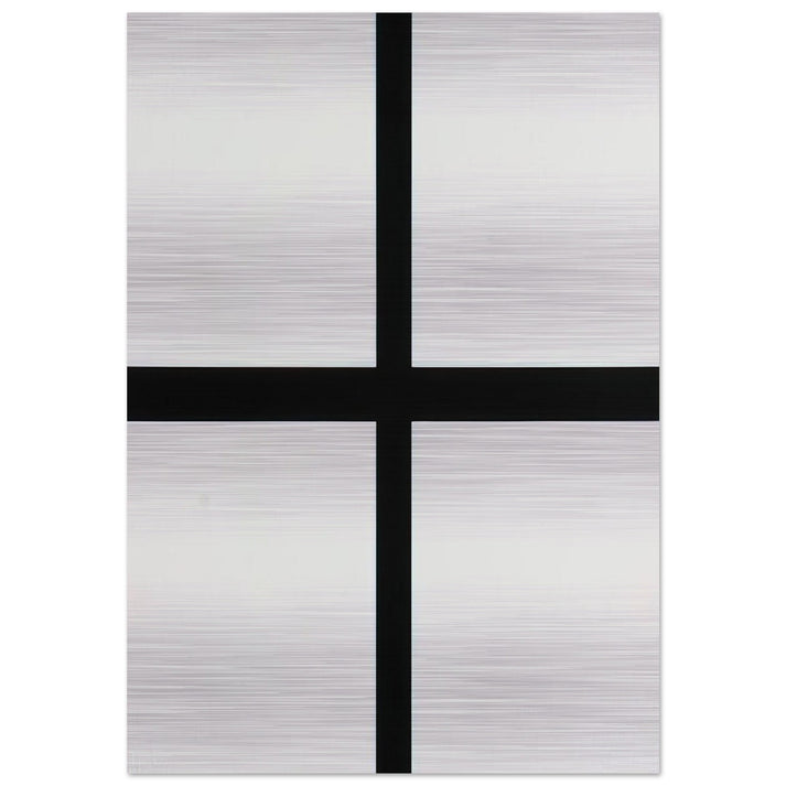 Trames 0°-90°---40 mm au trait et pleines - 1972 - Francois Morellet Brushed Aluminum Print - 70x100 cm / 28x40 inches | Francois Morellet Aluminum Print | Francois Morellet Prints