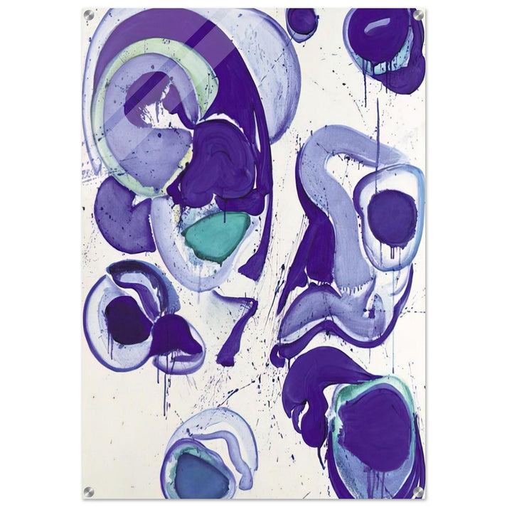 Blue - Sam Francis Acrylic Print - 70x100 cm / 28x40″ inches