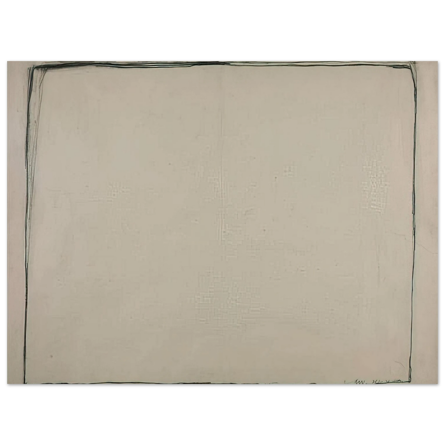 Bob Law - Drawing 24.4.60 - 1960 Fine Art Poster - Default Title