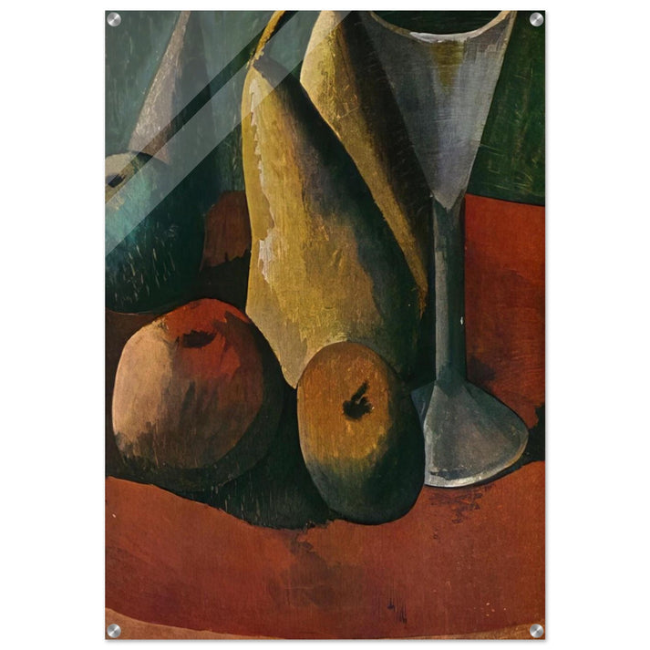 Glass and fruits - Pablo Picasso Acrylic Print - 70x100 cm / 28x40″ inches