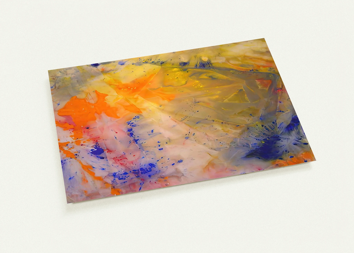 A Spring Thaw By Sam Gilliam Pack of 10 Post Cards | Sam Gilliam Post Cards | A6 (10.5 x 14.8 cm) - 4.1 x 5.8 inches