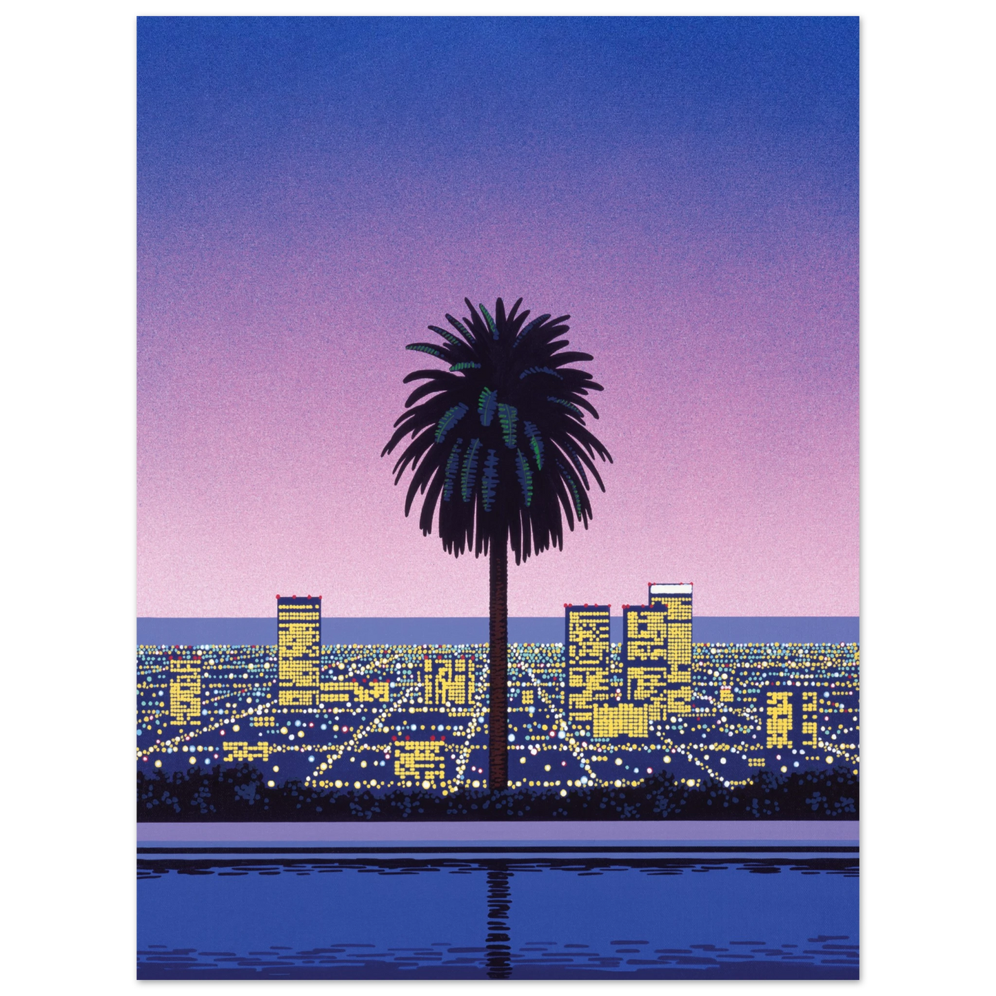 Hiroshi Nagai - Pacific Breeze 2 Wall Art - 21x29.7 cm / 8x12" - Fine Art Poster - -