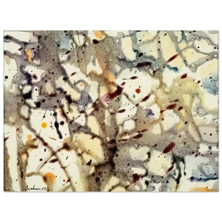 Marcel Barbeau - Combustions originelles 36 75x100 cm / 30x40inches Fine Art Poster