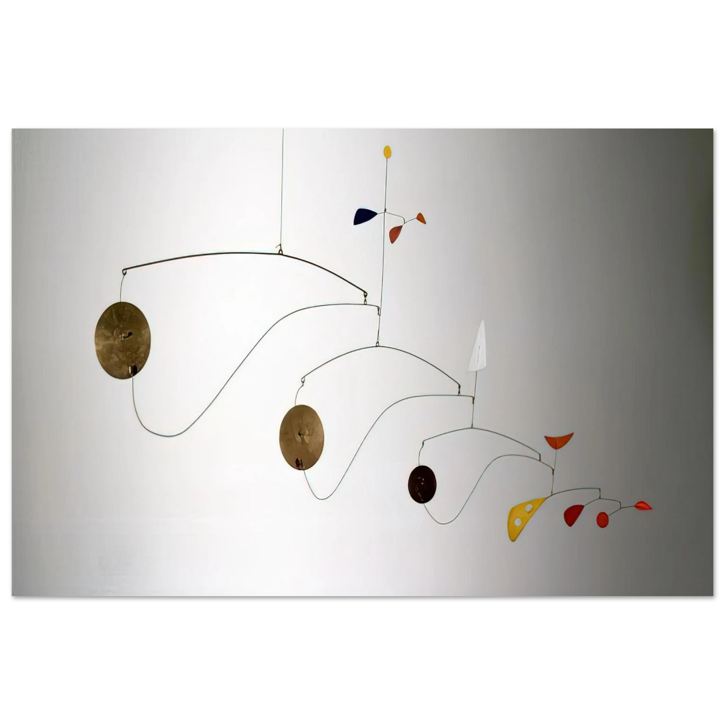 Alexander Calder - TRIPLE GONG 1948 Fine Art Poster - 40x60 cm / 16x24 inches