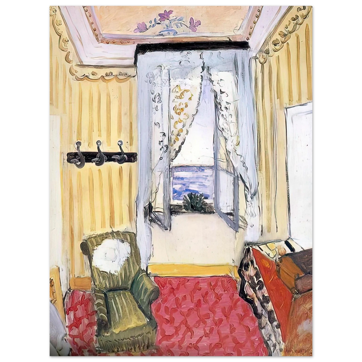 Henri Matisse - MY ROOM AT THE BEAU RIVAGE 1918 75x100 cm / 30x40inches Fine Art Poster