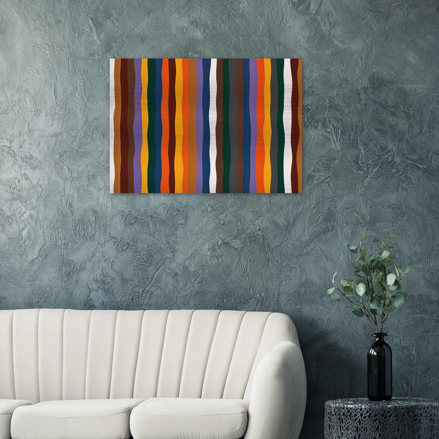 #20 - 1977 - Karl Benjamin Brushed Aluminum Print - 70x100 cm / 28x40 inches | Karl Benjamin Aluminum Print | Karl Benjamin Prints