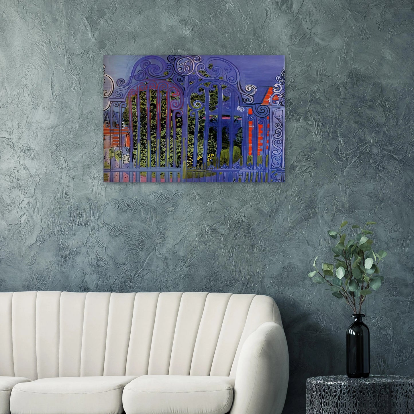 THE GRID 1930 - Raoul Dufy Brushed Aluminum Print - 70x100 cm / 28x40 inches | Raoul Dufy Aluminum Print | Raoul Dufy Prints