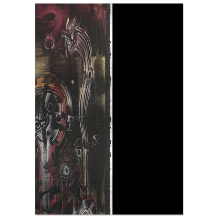 UNTITLED 1998 2 - Lee Bontecou Brushed Aluminum Print - 70x100 cm / 28x40 inches | Lee Bontecou Aluminum Print | Lee Bontecou Prints