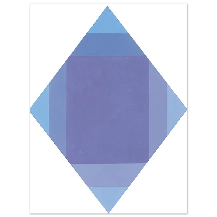 Max Bill - Auflösung von lila - 1972 75x100 cm / 30x40inches Fine Art Poster