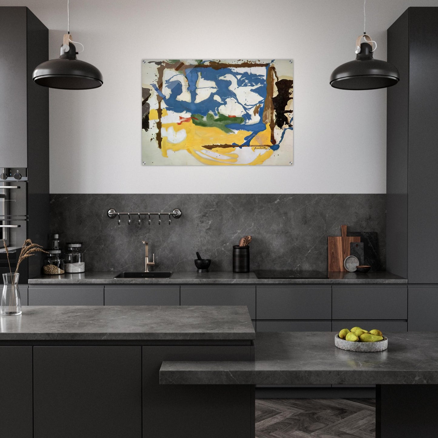 Swan Lake #2 - 1961 - Helen Frankenthaler Acrylic Print - 70x100 cm / 28x40″ inches