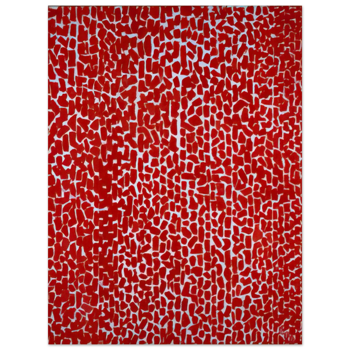 Alma Woodsey Thomas - RED ROSE CANTATA 1973 Fine Art Poster - Default Title