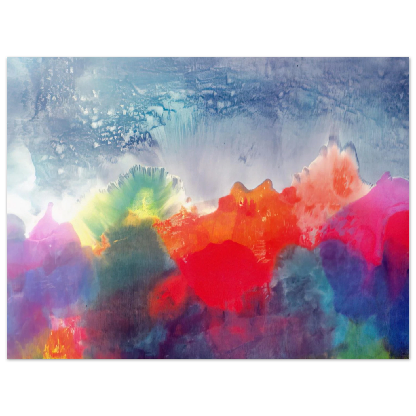 Ronnie Landfield - Nightfall - 1994 Fine Art Poster - Default Title