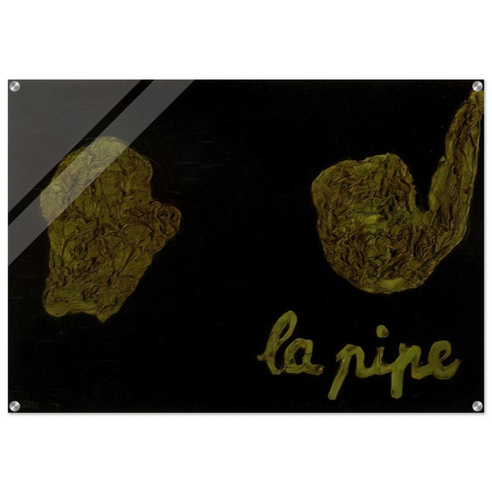 THE PIPE 1927 - Rene Magritte Acrylic Print - 70x100 cm / 28x40″ inches | Rene Magritte Wall Art | Rene Magritte Prints