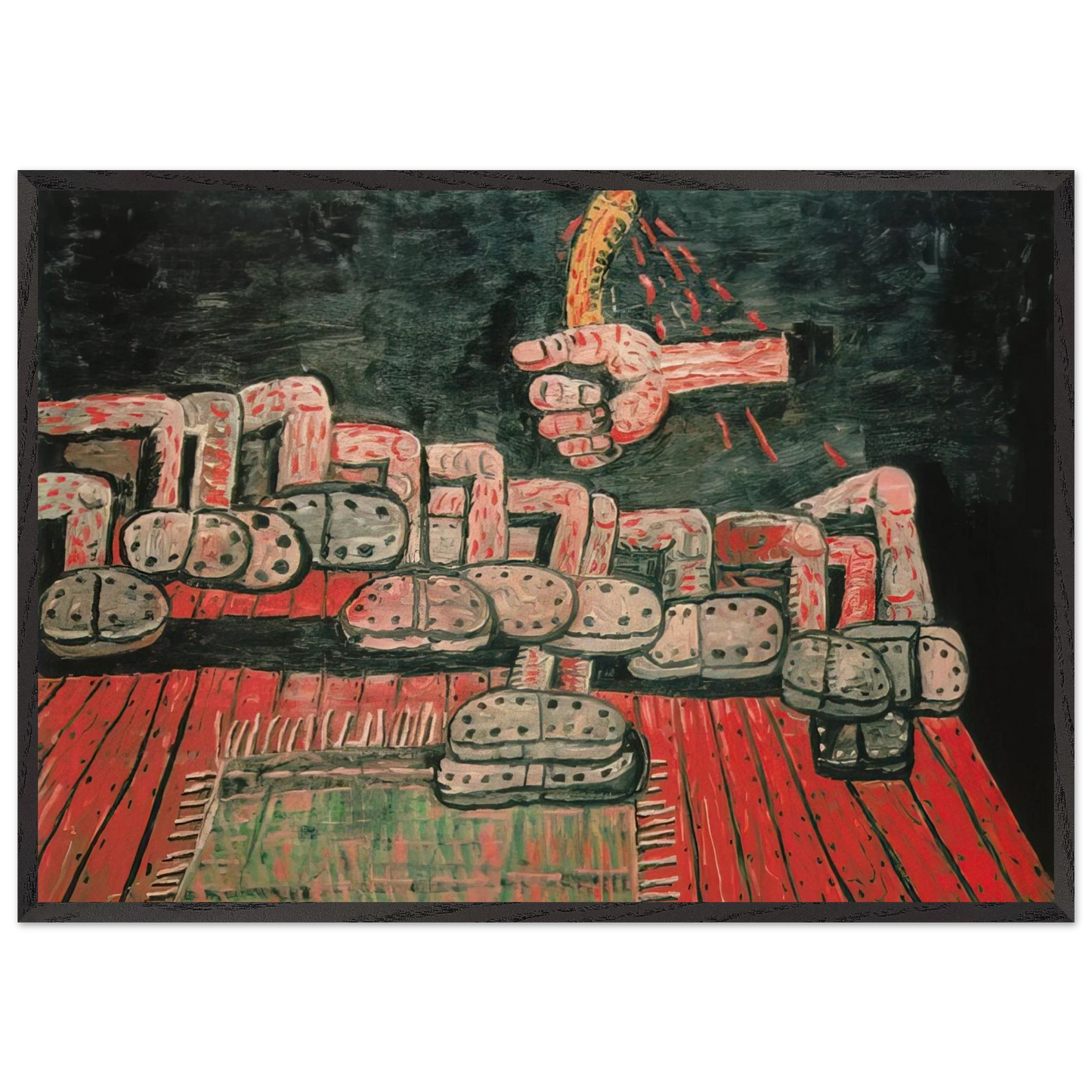 ROOM - Philip Guston Framed Art Print – Black Wooden Frame - Default Title - -Framed Art Print