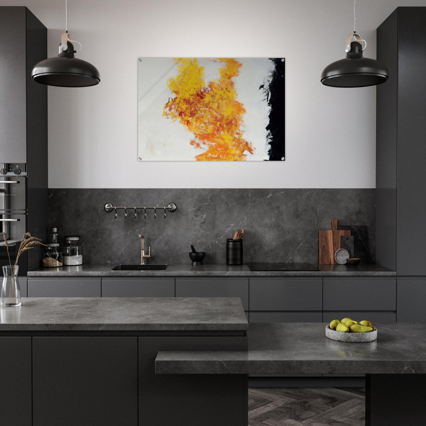 The Door - 1961 - Theodoros Stamos Acrylic Print - 70x100 cm / 28x40″ inches