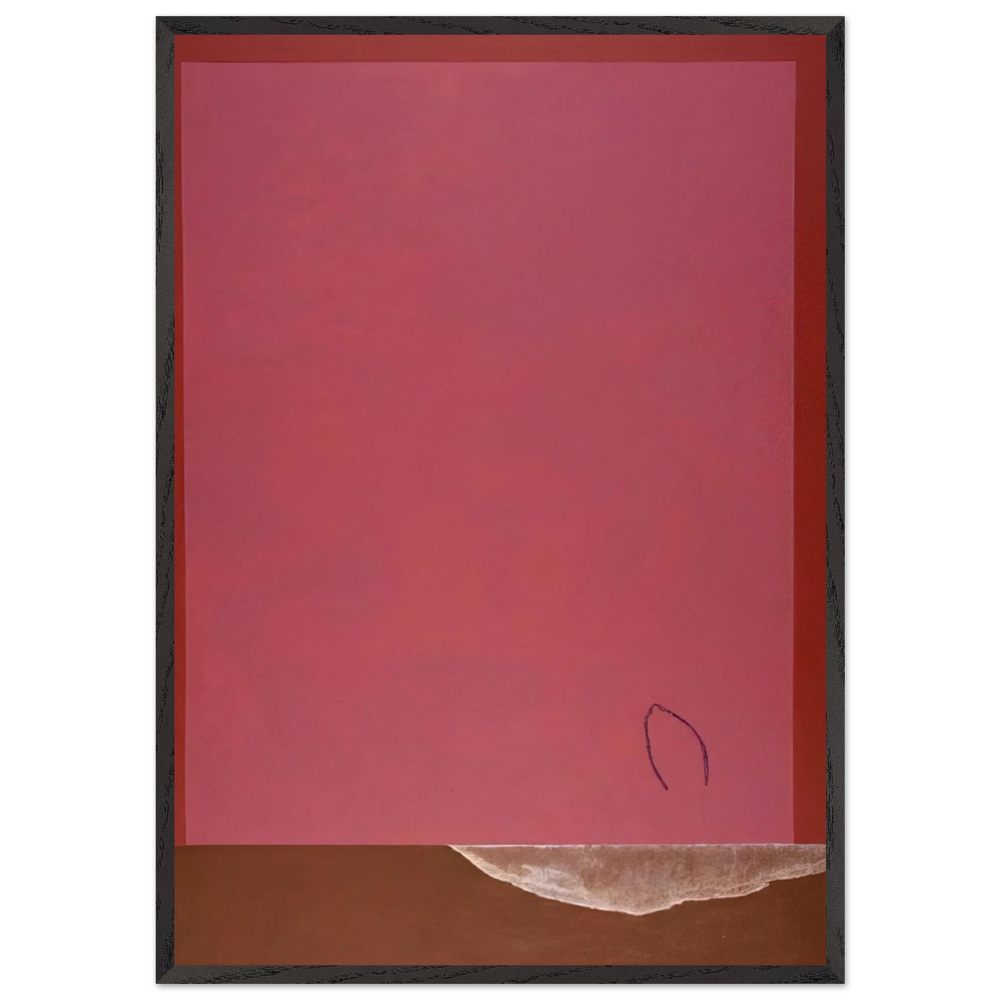 Infinity field Nemea Series 5 - 1973 - Theodoros Stamos 70x100 cm / 28x40 inches Framed Art Print – Black Wooden Frame