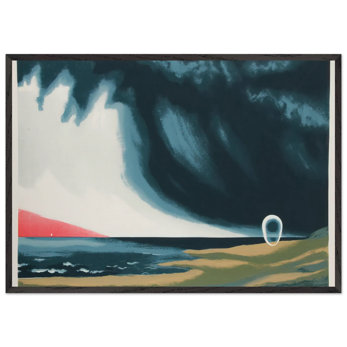 Eschatos 23 - 1977 - Clarence Holbrook Carter 70x100 cm / 28x40 inches Framed Art Print – Black Wooden Frame