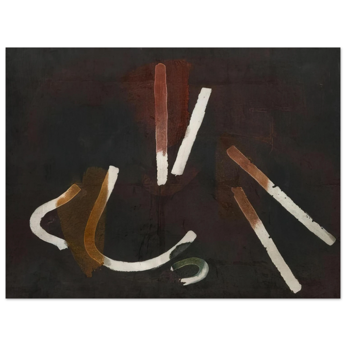 John Ferren - Composition Brun - 1933 75x100 cm / 30x40inches Fine Art Poster