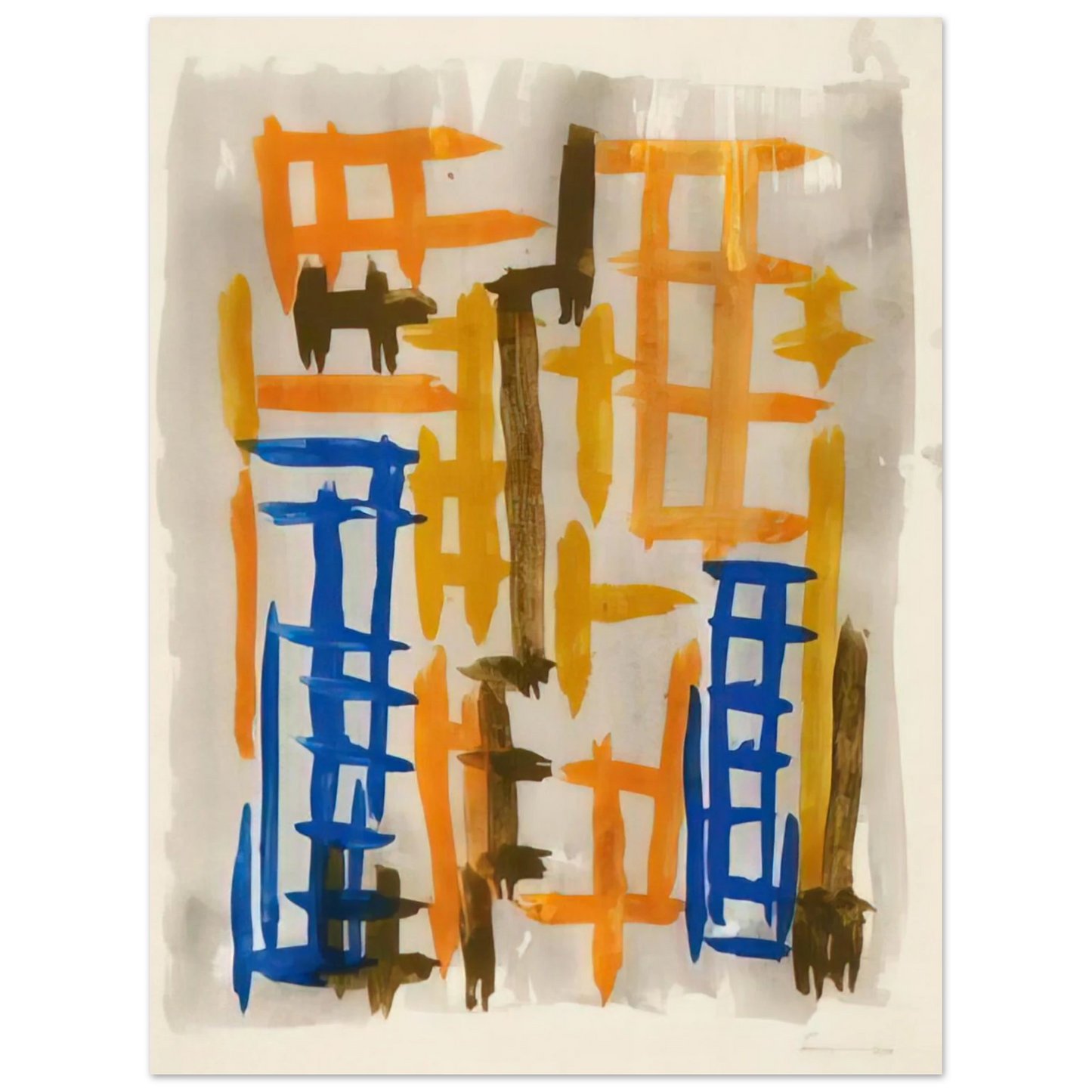 Gunther Forg - Untitled Gitterbild - 2001 Fine Art Poster - Default Title