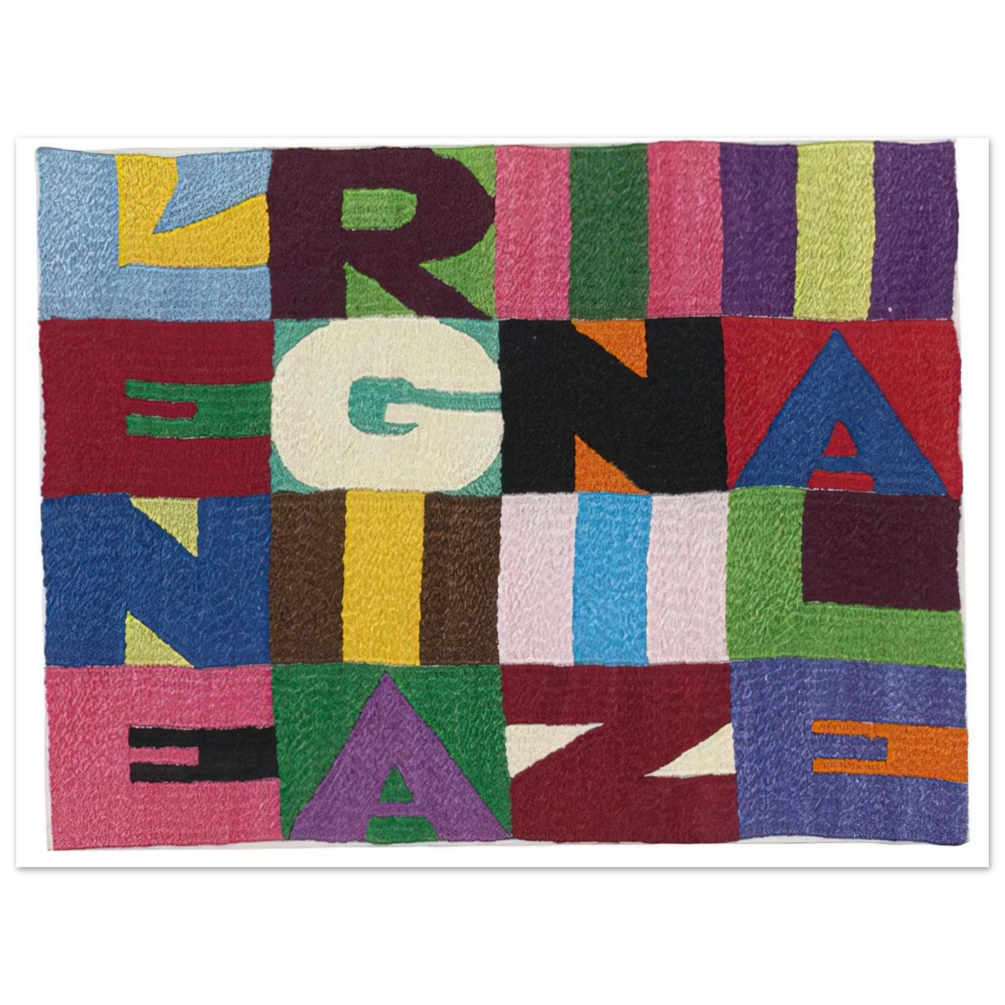 Alighiero Boetti - L ENERGIA INIZIALE 1989 Fine Art Poster - Default Title