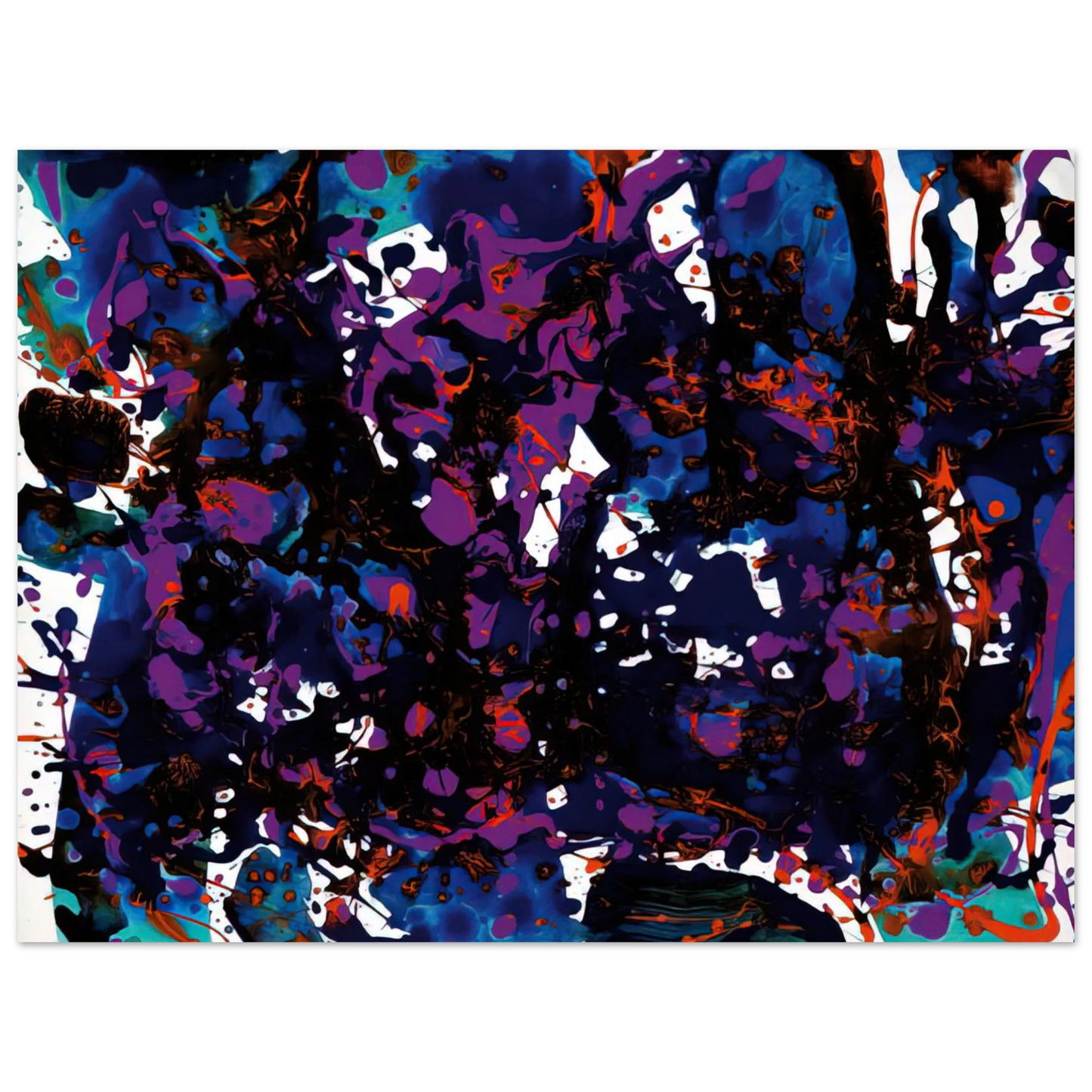 Sam Francis - Untitled SFP94-3 SF94-024 Fine Art Poster - Default Title
