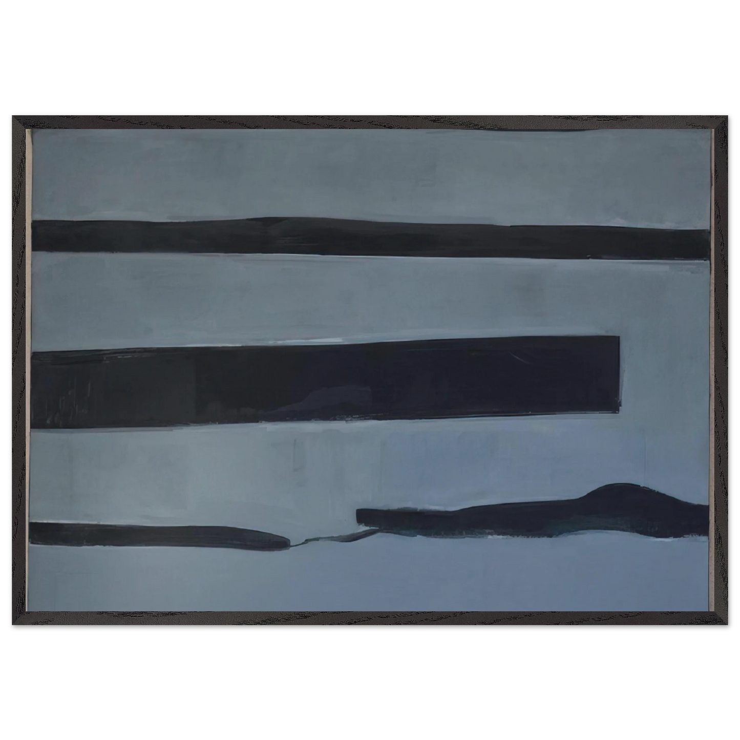 Untitled - 1956 N1 - Donald Judd 70x100 cm / 28x40 inches Framed Art Print – Black Wooden Frame