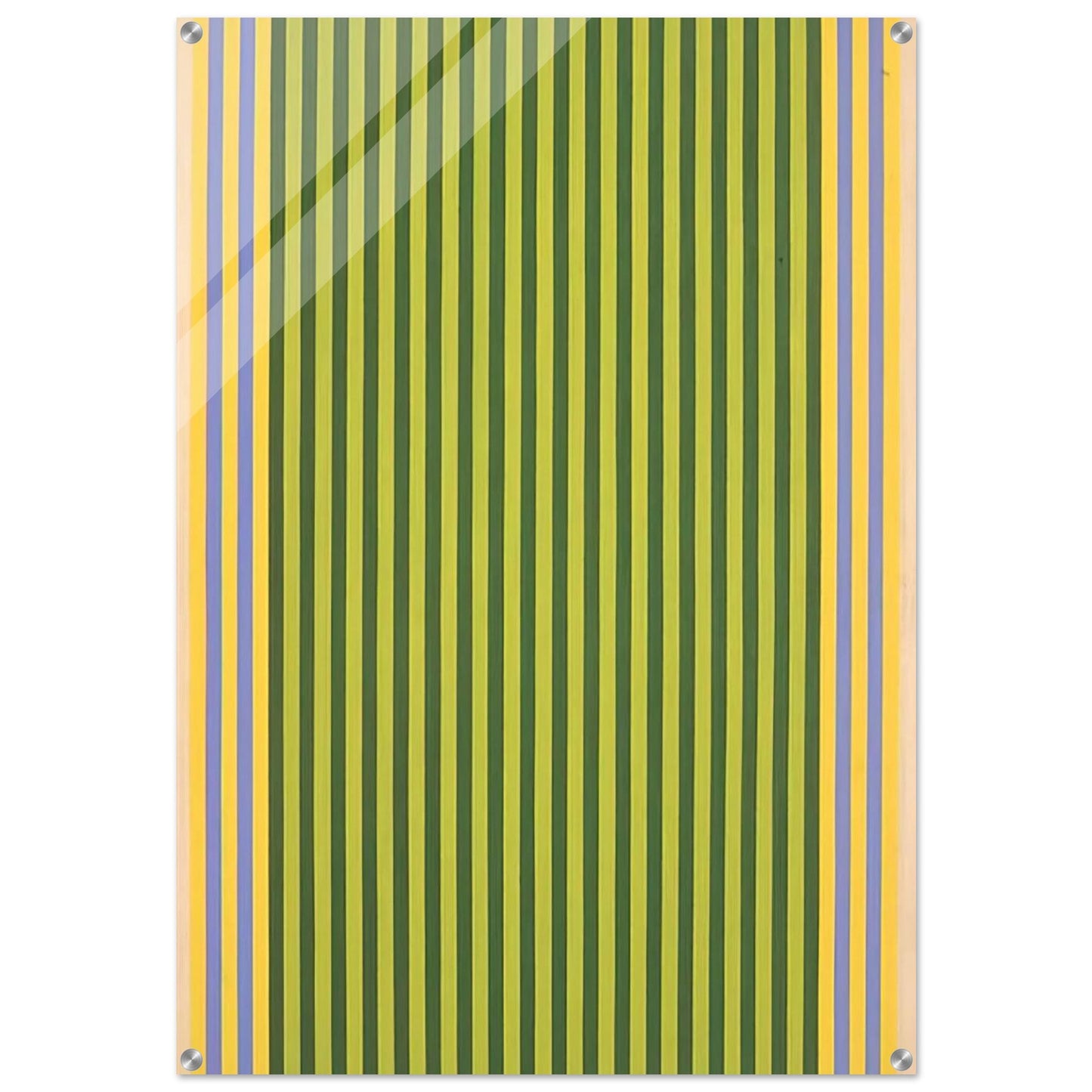 LimelightSounds of Grass - 1960 - Gene Davis Acrylic Print - 70x100 cm / 28x40″ inches | Gene Davis Wall Art | Gene Davis Prints