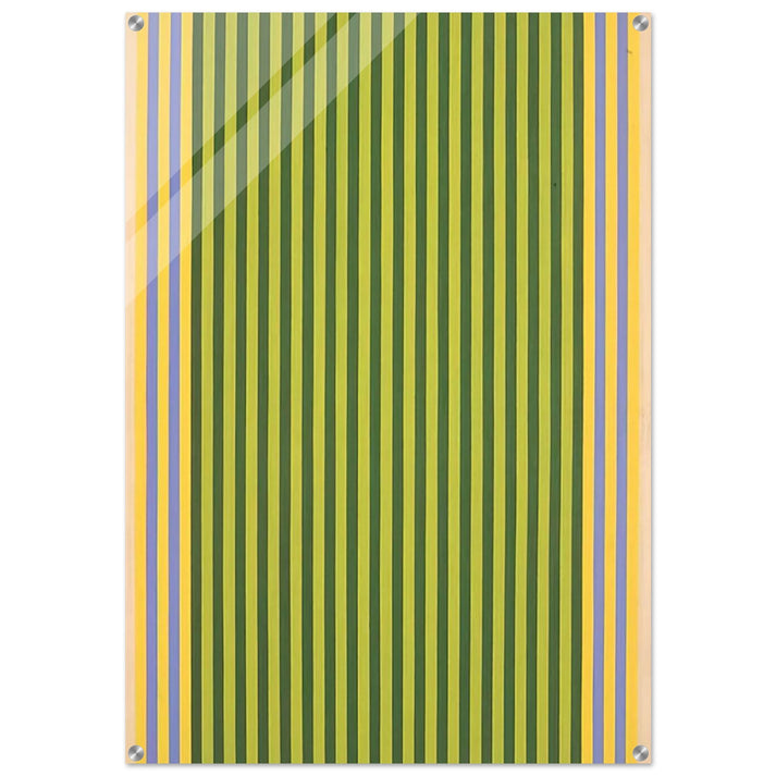 LimelightSounds of Grass - 1960 - Gene Davis Acrylic Print - 70x100 cm / 28x40″ inches | Gene Davis Wall Art | Gene Davis Prints