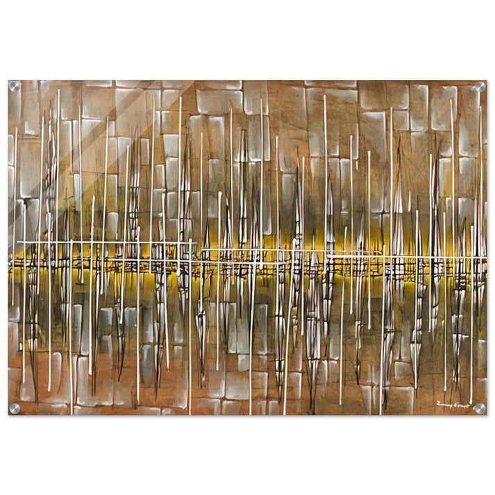 Dialogue II - 1954 - Jimmy Ernst Acrylic Print - 70x100 cm / 28x40″ inches