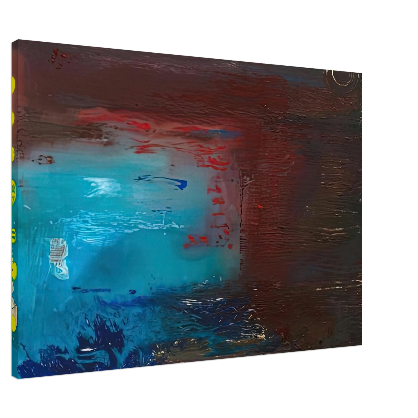 Helen Frankenthaler - Borrowed Dream, 1992- Wall Art - 21x29.7 cm / 8x12" - Premium Wooden Framed Poster With Fine Art Paper - Wood frame