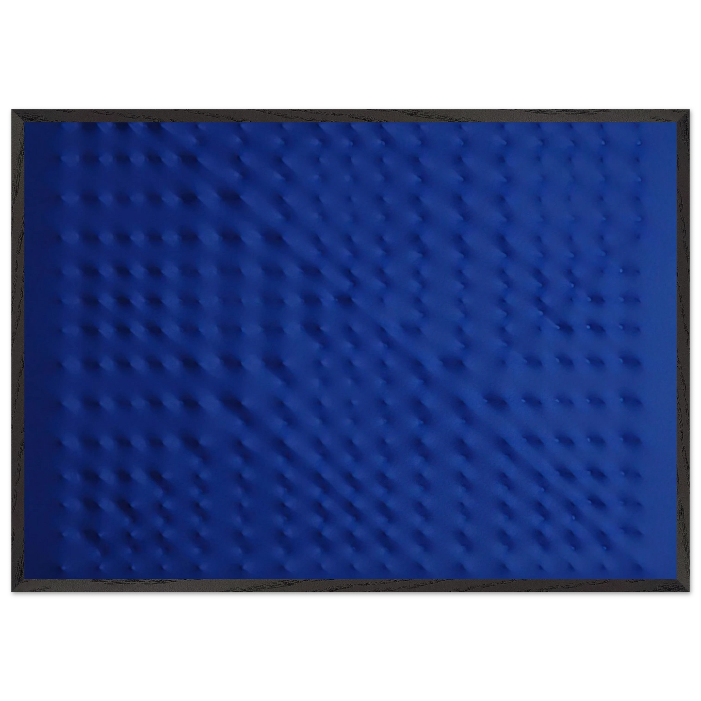 Untitled - 2009 N2 - Enrico Castellani Framed Art Print – Black Wooden Frame - Default Title - -Framed Art Print