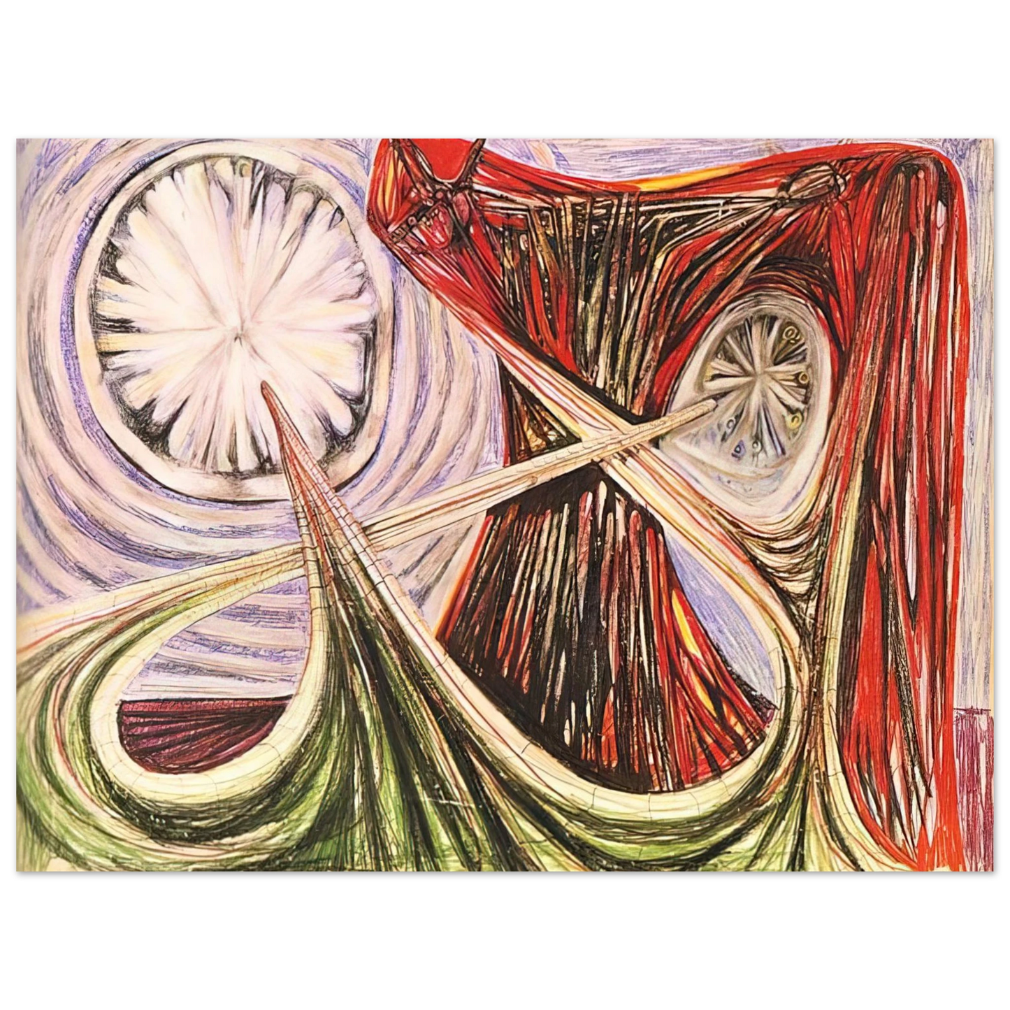 Roberto Matta - SPACE TRAVEL STAR TRAVEL 1938 Fine Art Poster - Default Title