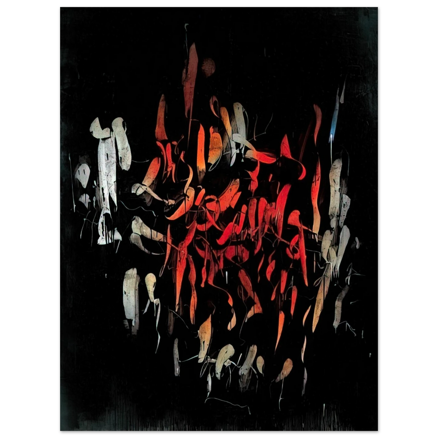 Simon Hantai - À Gerald Manley Hopkins - 1958 Fine Art Poster - Default Title