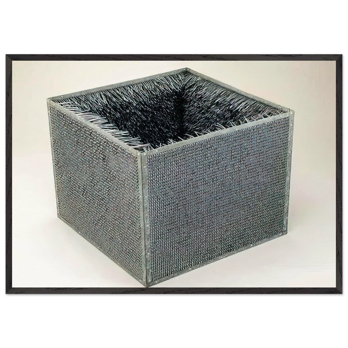 ACCESSION II 1968 - Eva Hesse 70x100 cm / 28x40 inches Framed Art Print – Black Wooden Frame