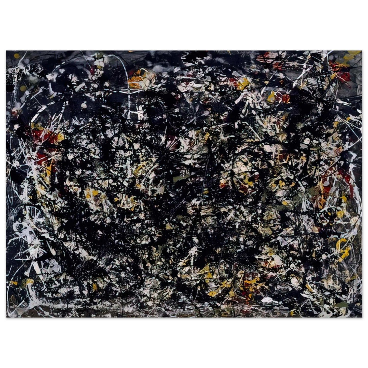 Jackson Pollock - NUMBER 6 1949 Fine Art Poster - Default Title