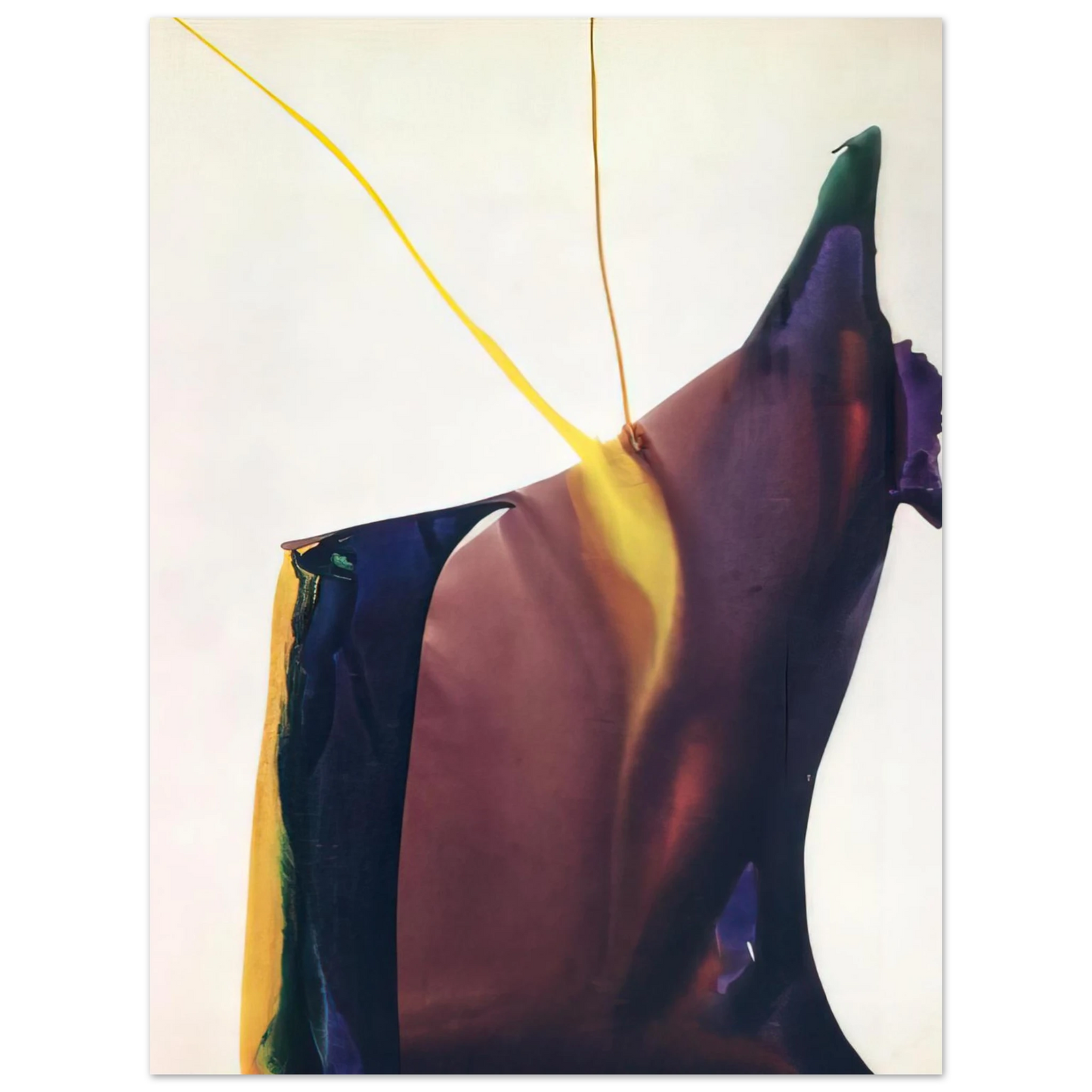 Paul Jenkins - Phenomena Yellow Strike Fine Art Poster - Default Title